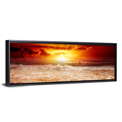 Sunset Above The Sea Wall Art