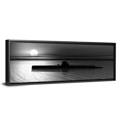 Submarine On Sea Wall Art