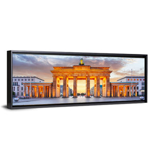 Brandenburg Gate At Night Wall Art