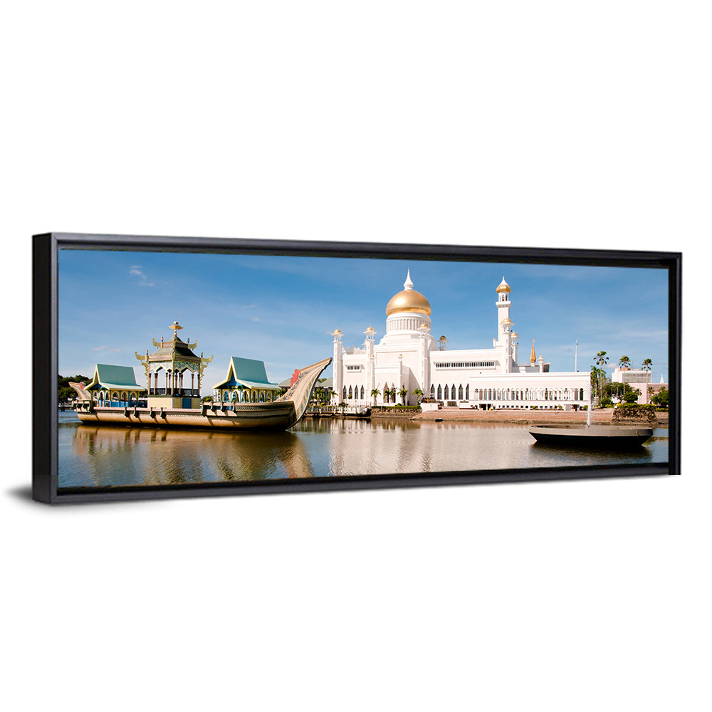 Sultan Omar Ali Saifuddien Mosque Reflection Wall Art