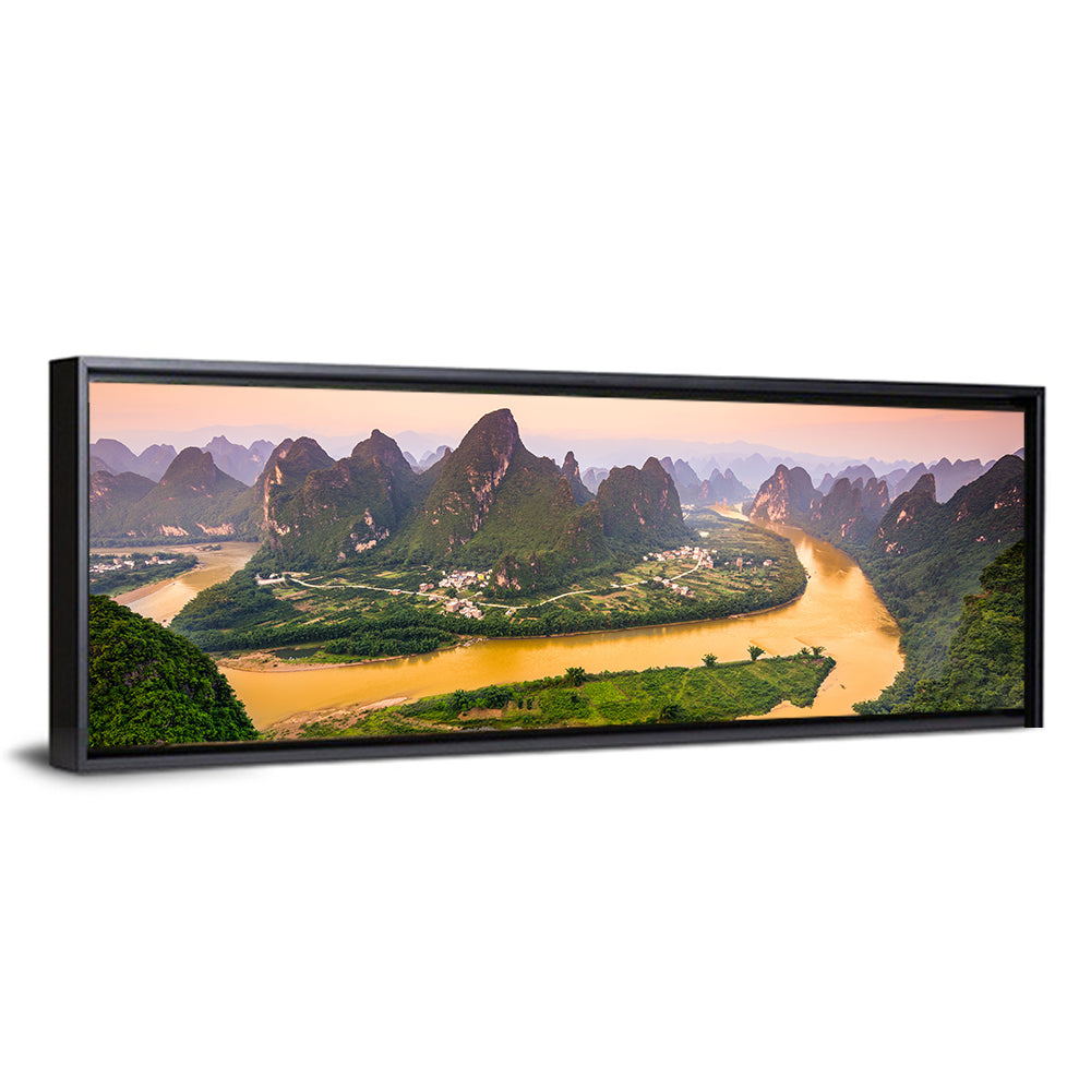 Xingping Karst Mountains Wall Art