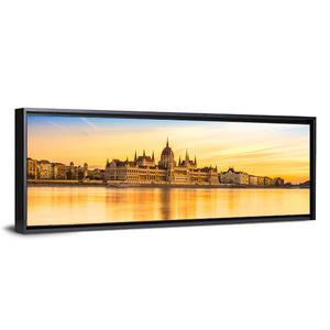 Budapest Parliament At Sunset Wall Art