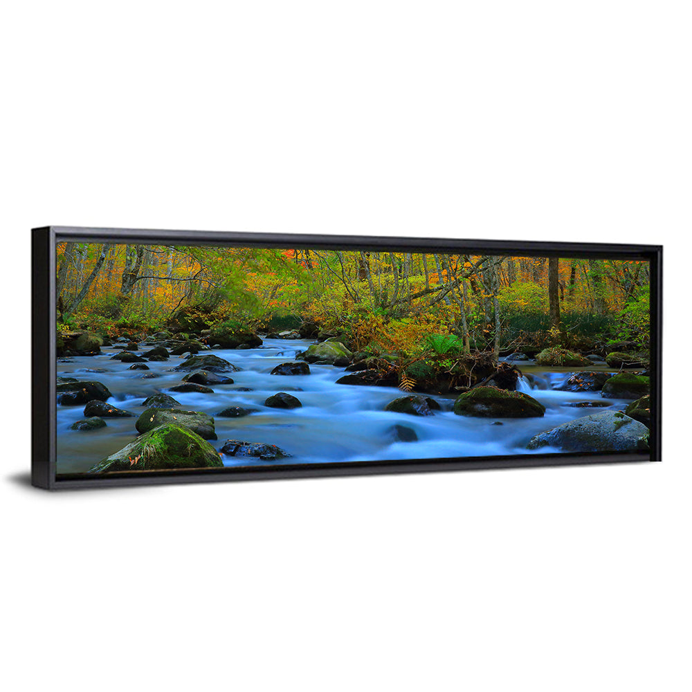 Oirase Gorge Autumn Stream Wall Art