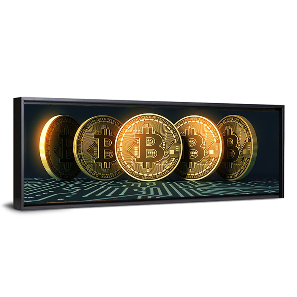 Virtual Bitcoins Wall Art