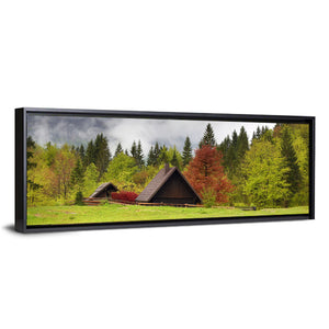 Slovenia Mountain Alps In Fog Wall Art