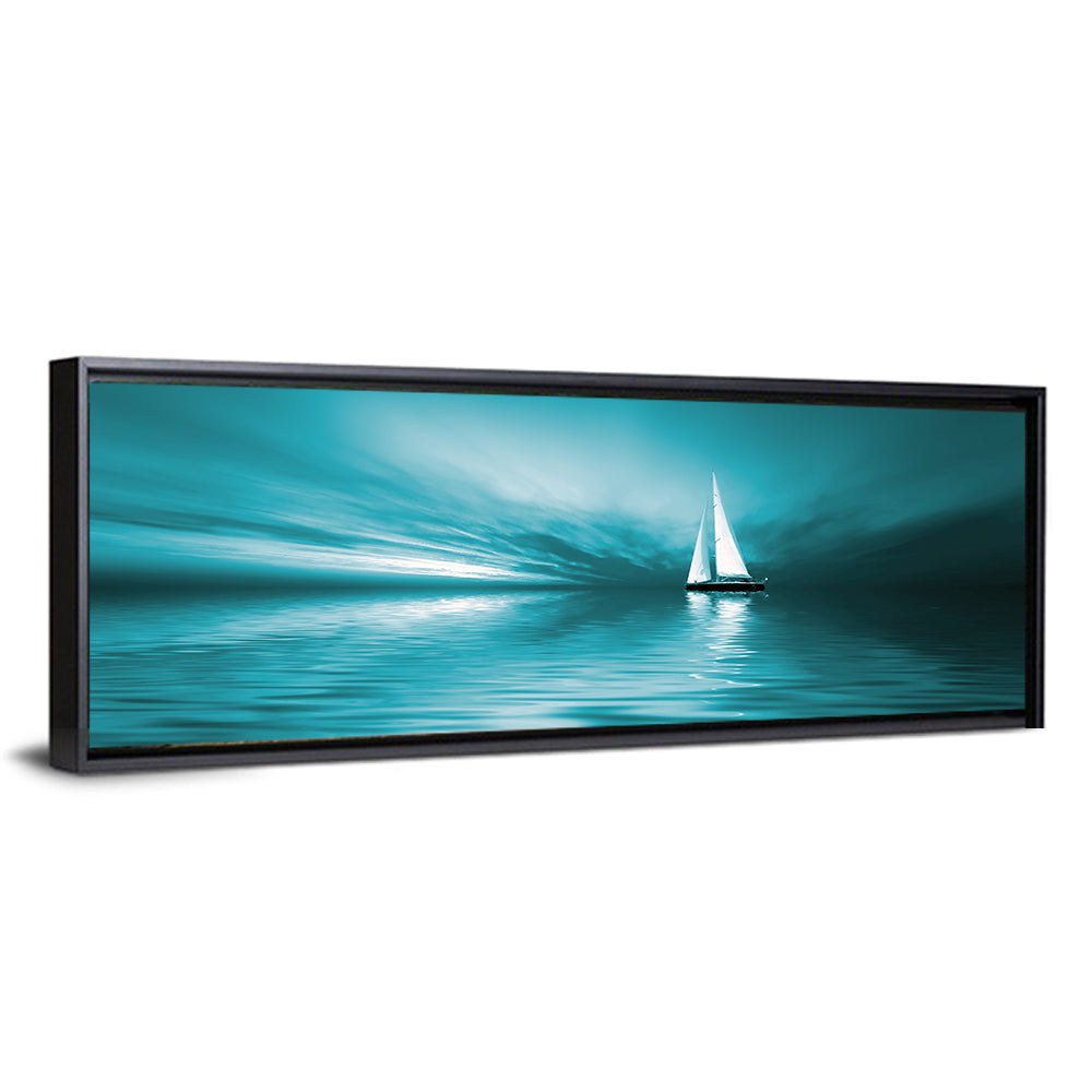 Sailboat at Dusk Wall Art
