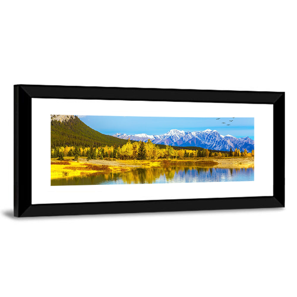 Abraham Lake Reflections Wall Art