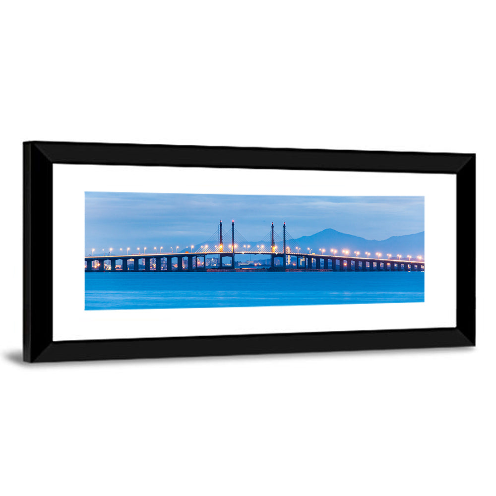 Penang Bridge at Dusk Wall Art