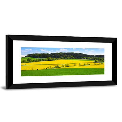 Spring Rural Landscape In Czech Republic Wall Art