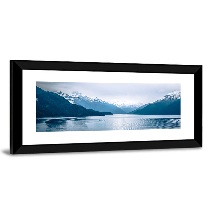 Tracy Arm Fjord Alaska Wall Art as a framed print