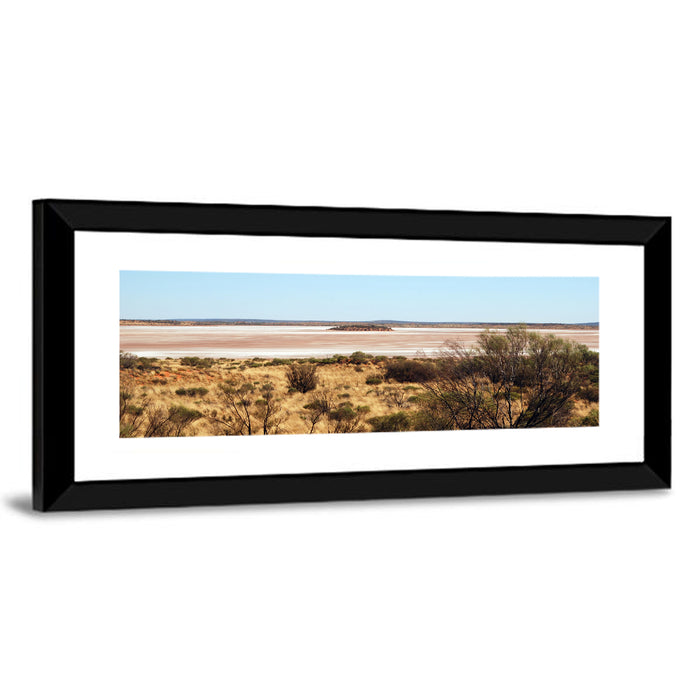 Amadeus Salt Lake Landscape Wall Art as a framed print