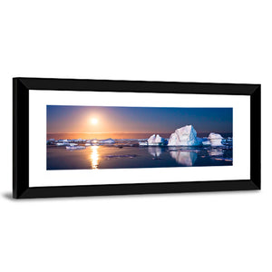 Summer Night In Antarctica Wall Art