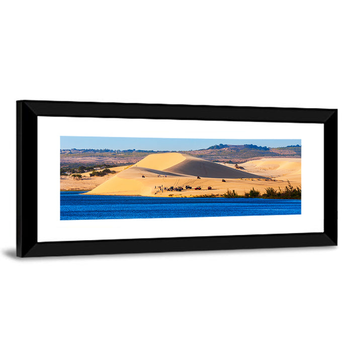 Mui Ne Sand Dunes Wall Art as a framed print