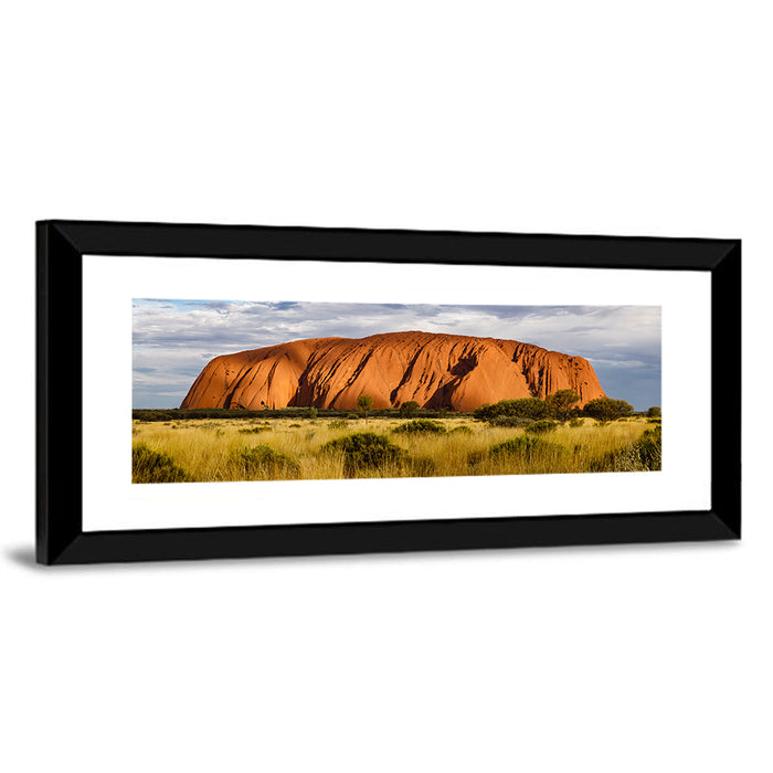 Uluru Red Sandstone Monolith Wall Art as a framed print