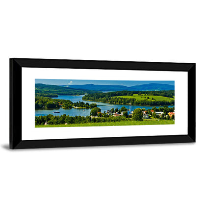 Frymburk Village Near Lipno Lake Wall Art