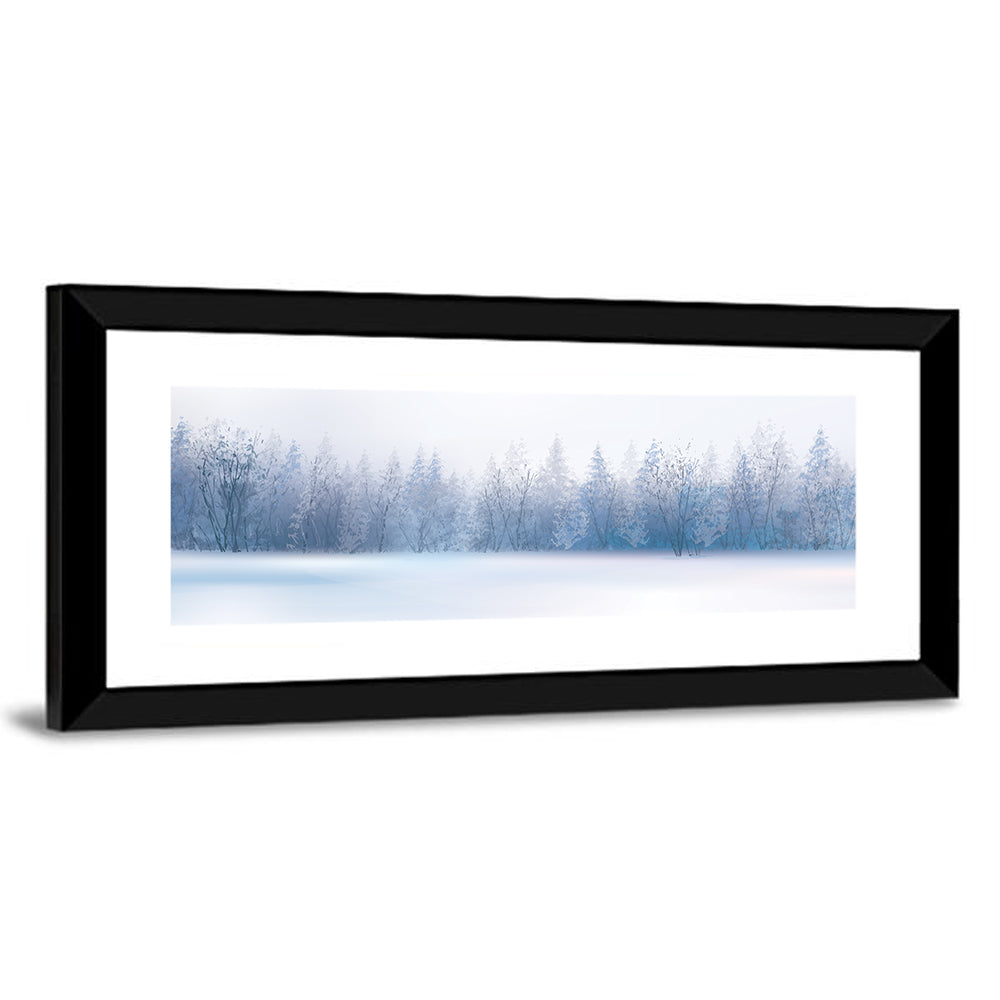 Frosted Winter Forest Wall Art