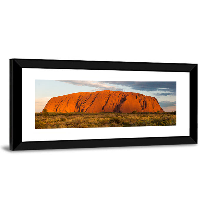Uluru Red Rock Wall Art as a framed print