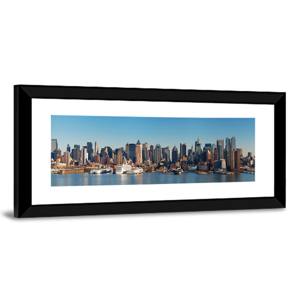 Manhattan Harbor Skyline Wall Art