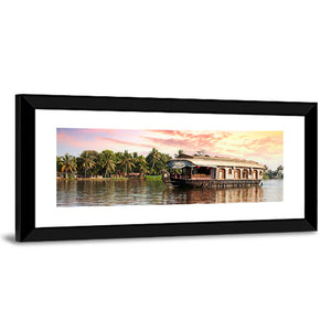 House Boat In Kerala India Wall Art