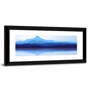 Blue Mountains With Lake Wall Art