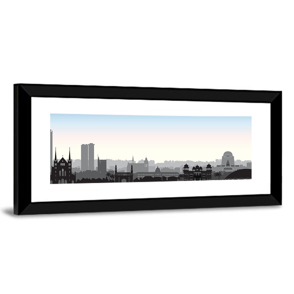 Karachi Skyline at Dawn Wall Art