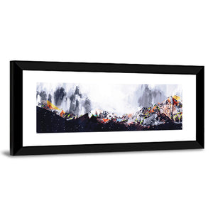 Acrylic Mountains Abstract Wall Art