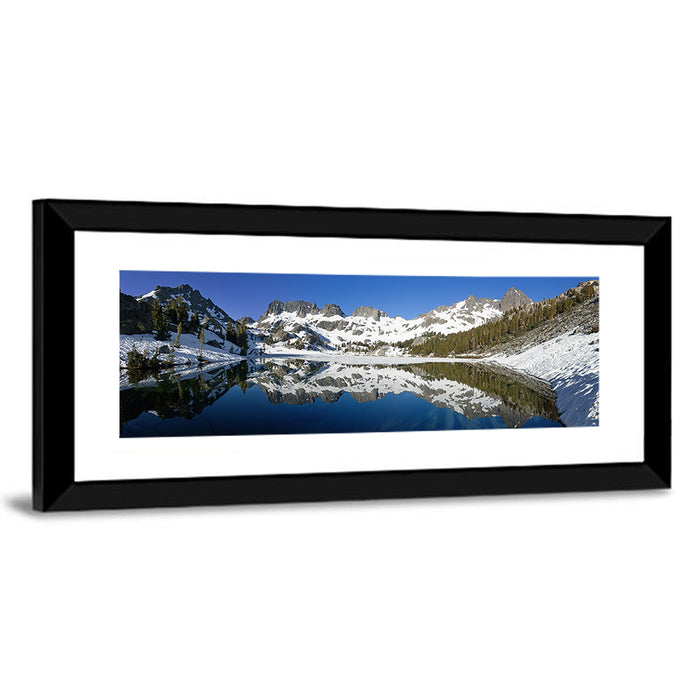 Mount Ritter Above Ediza Lake Wall Art as a framed print