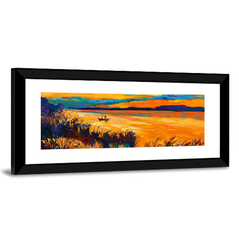 Lake Sunset Artwork Wall Art