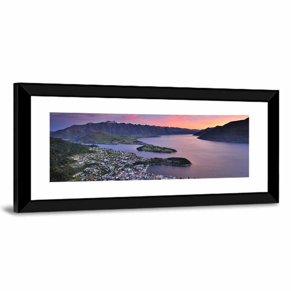 Queenstown Over Lake Wakatipu Wall Art