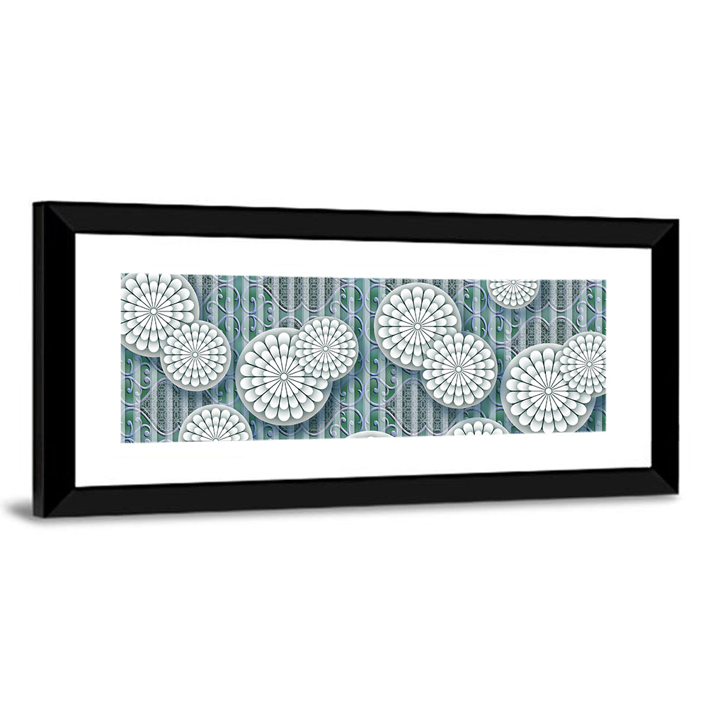 Wallpaper With Flowers Wall Art