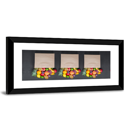 Fruits Shopping Concept Wall Art