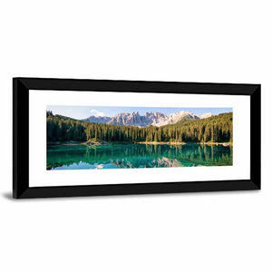 Karer Lake At The Dolomites In Italy Wall Art