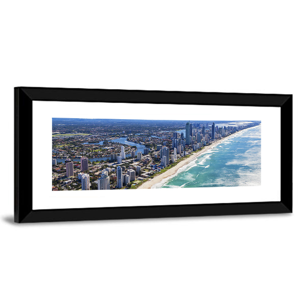 Gold Coast Surfers Paradise Skyline Wall Art