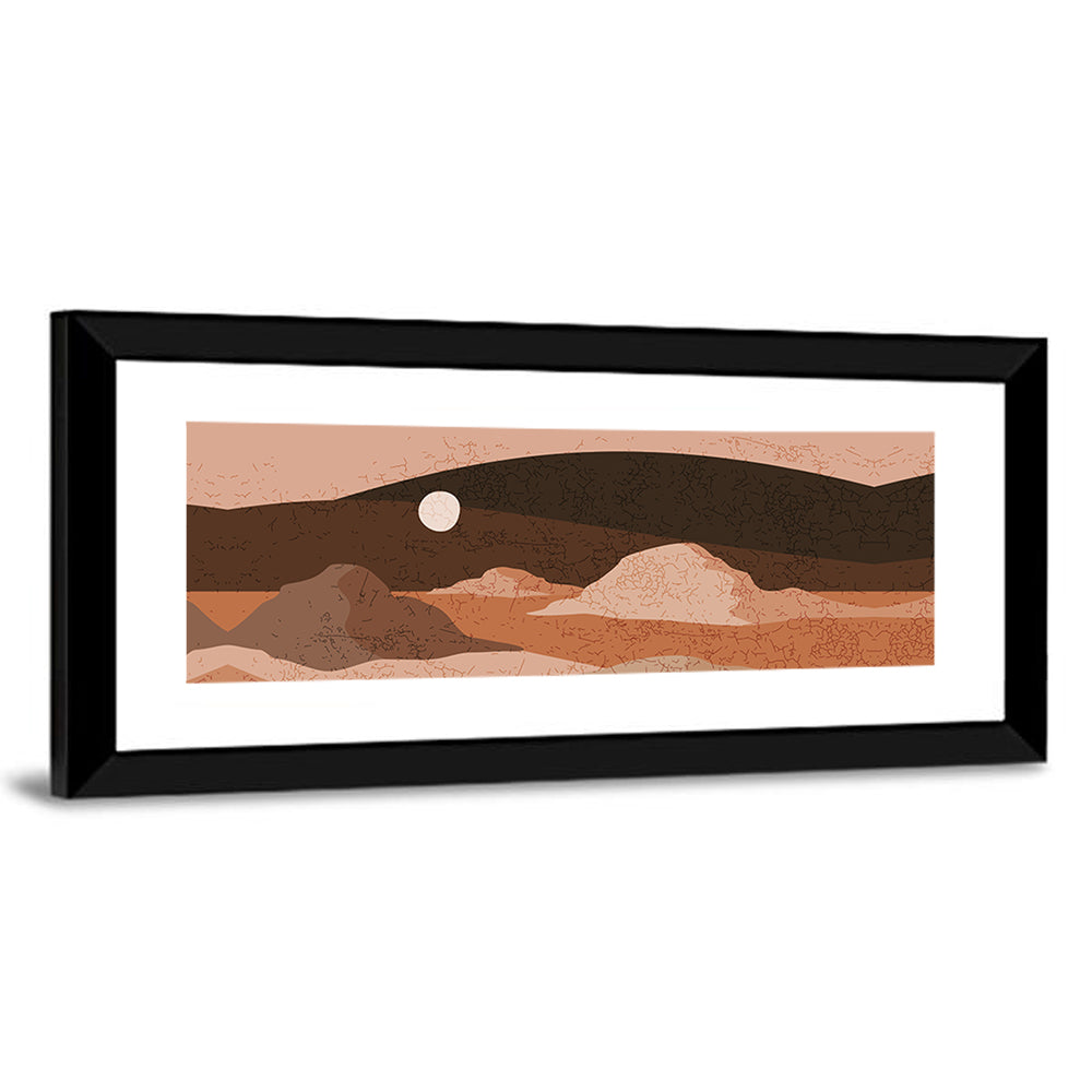 Moonlit Desert Dunes Wall Art