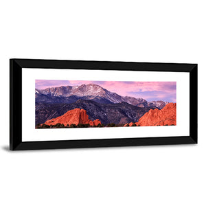 Purple Pikes peak Mountain  Wall Art