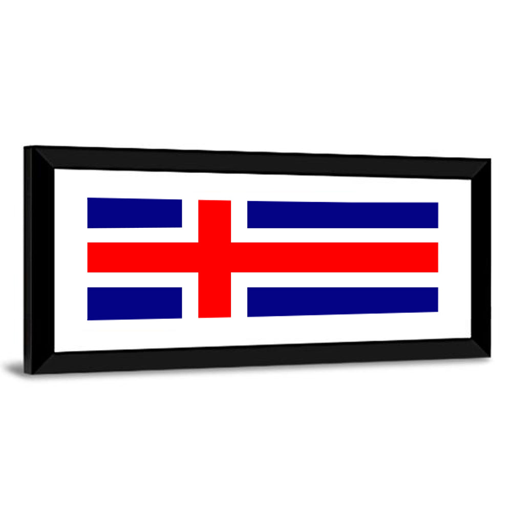 Icelandic Flag, Nordic Cross Wall Art