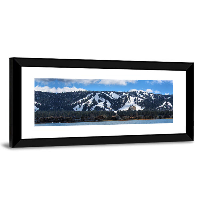 Big Bear Lake Landscape Wall Art as a framed print