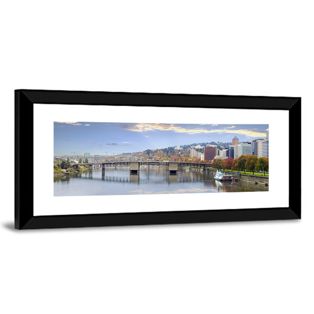 Portland Hawthorne Bridge Skyline Wall Art
