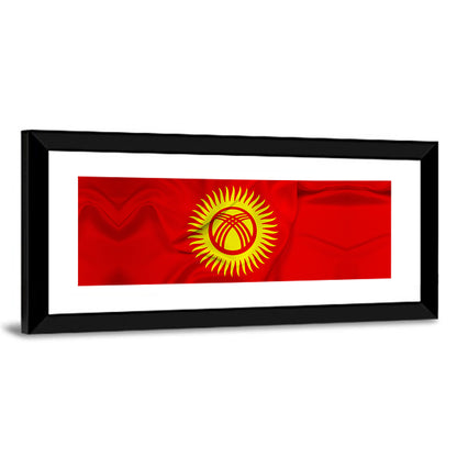 Flag Of Kyrgyzstan Wall Art=