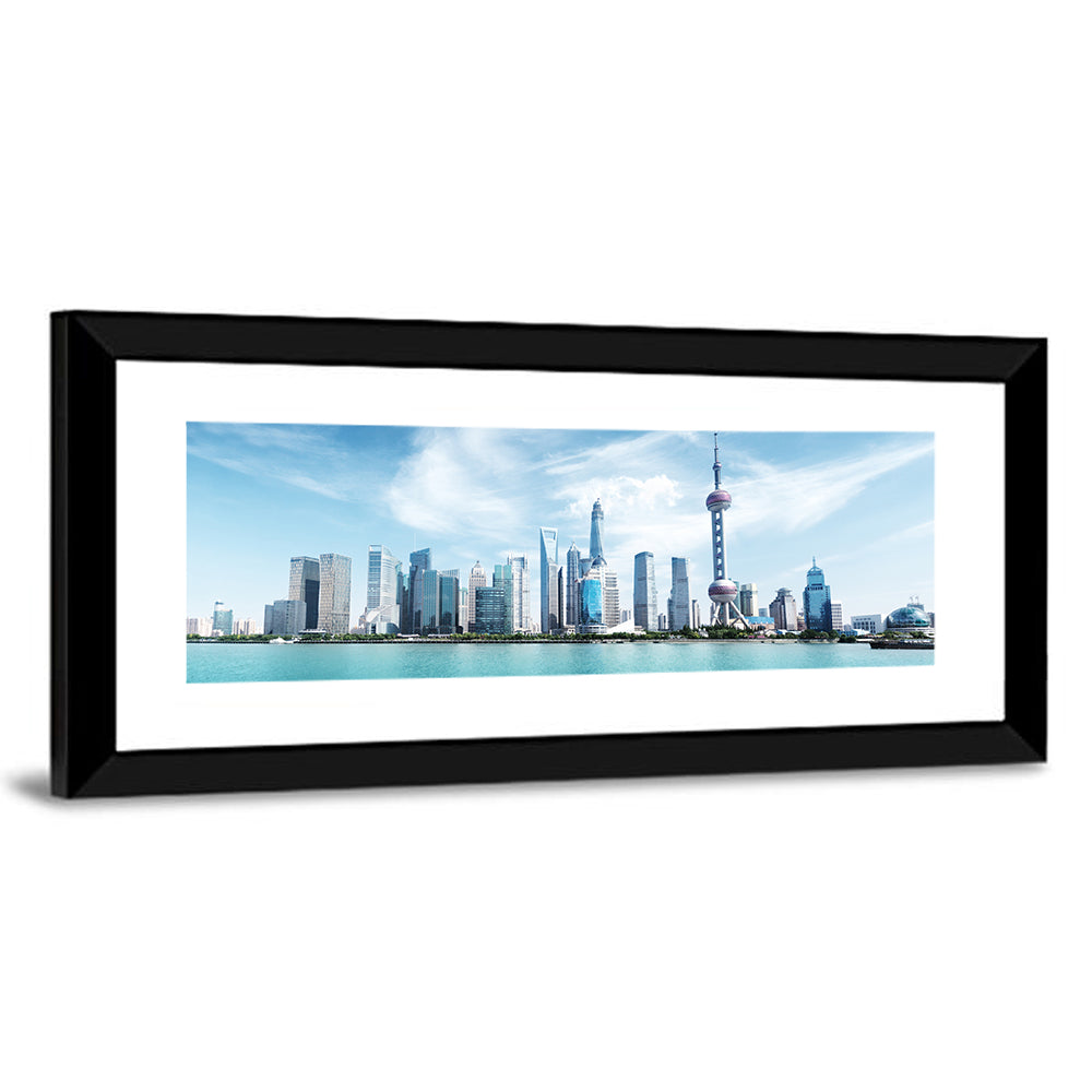 Shanghai Skyline with Oriental Pearl Tower Wall Art