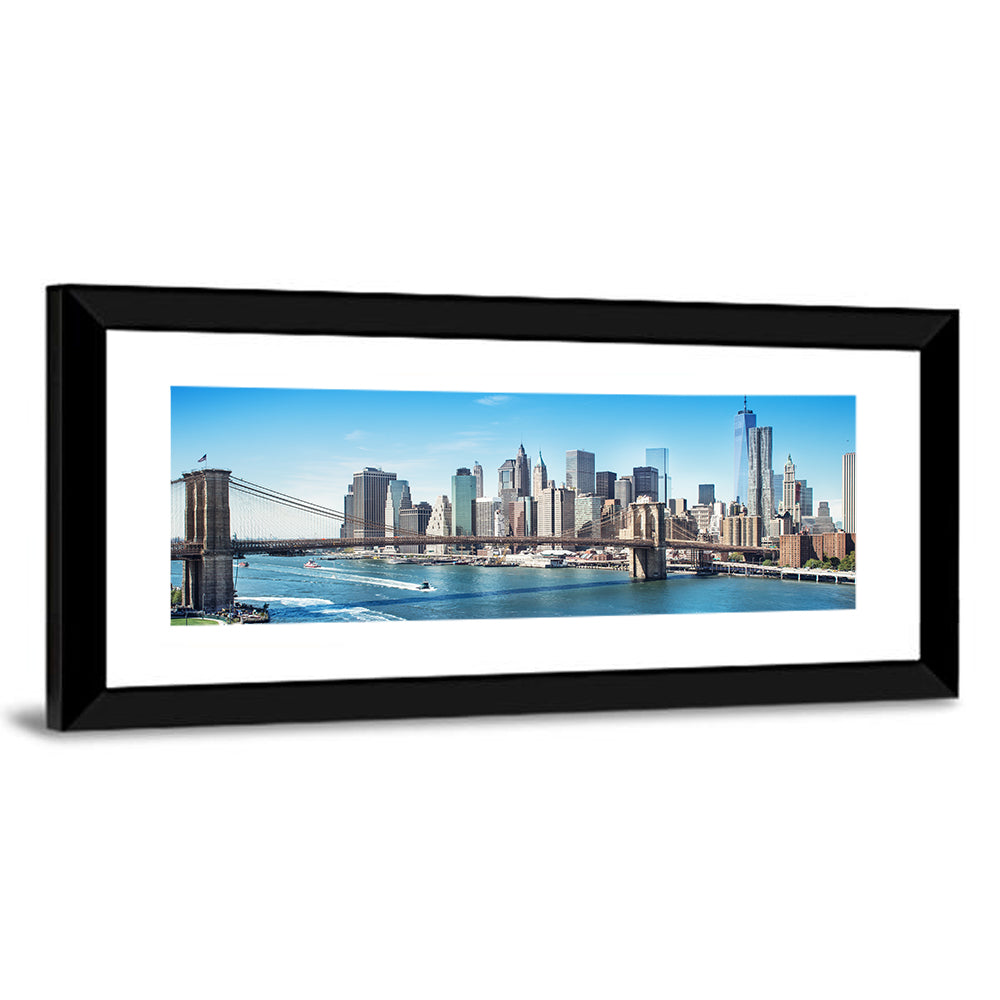 Brooklyn Bridge and Manhattan Skyline Wall Art