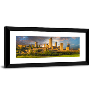 Vineyards Of San Gimignano Tuscany Wall Art