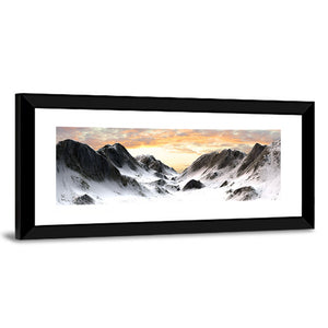 Snowy Mountains Peak Wall Art