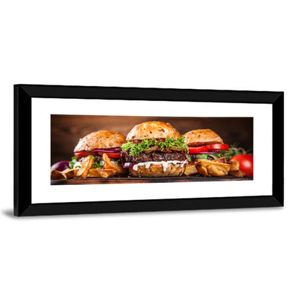 Home Made Burgers Wall Art