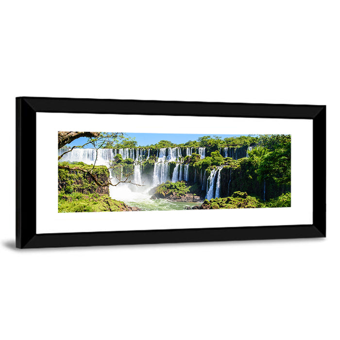 Iguazu Falls from Argentina Wall Art as a framed print