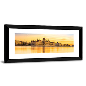 Budapest Parliament At Sunset Wall Art