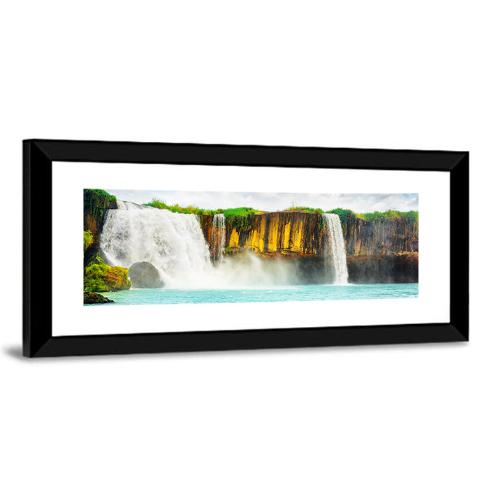 Dray Nur Waterfall Wall Art as a framed print