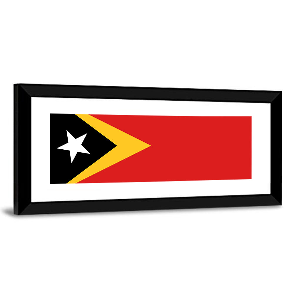 Timor-leste National Flag Wall Art