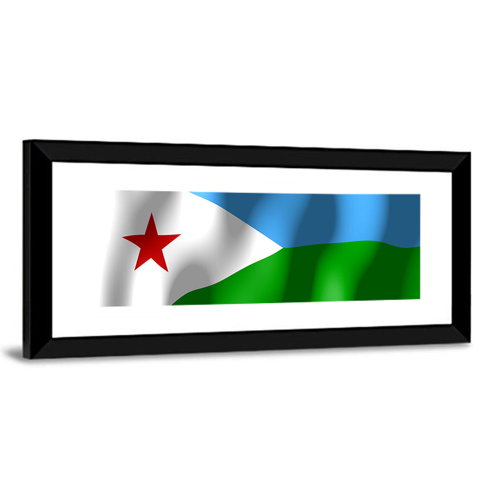 Flag of Djibouti Wall Art