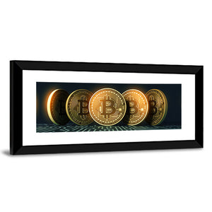 Virtual Bitcoins Wall Art